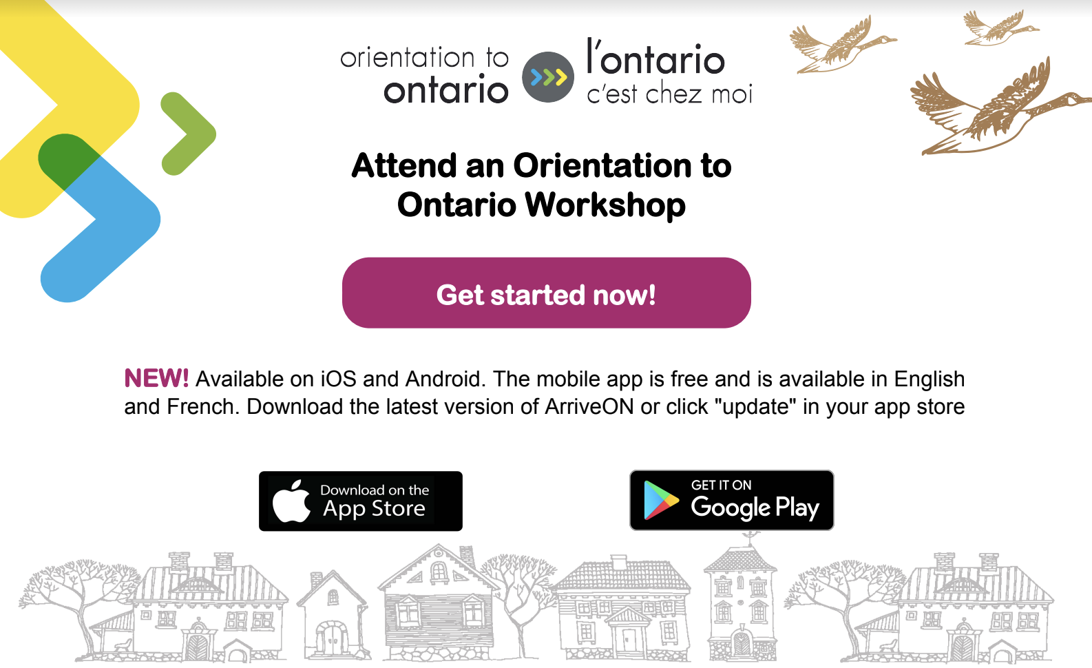 Attend an Orientation to Ontario workshop!